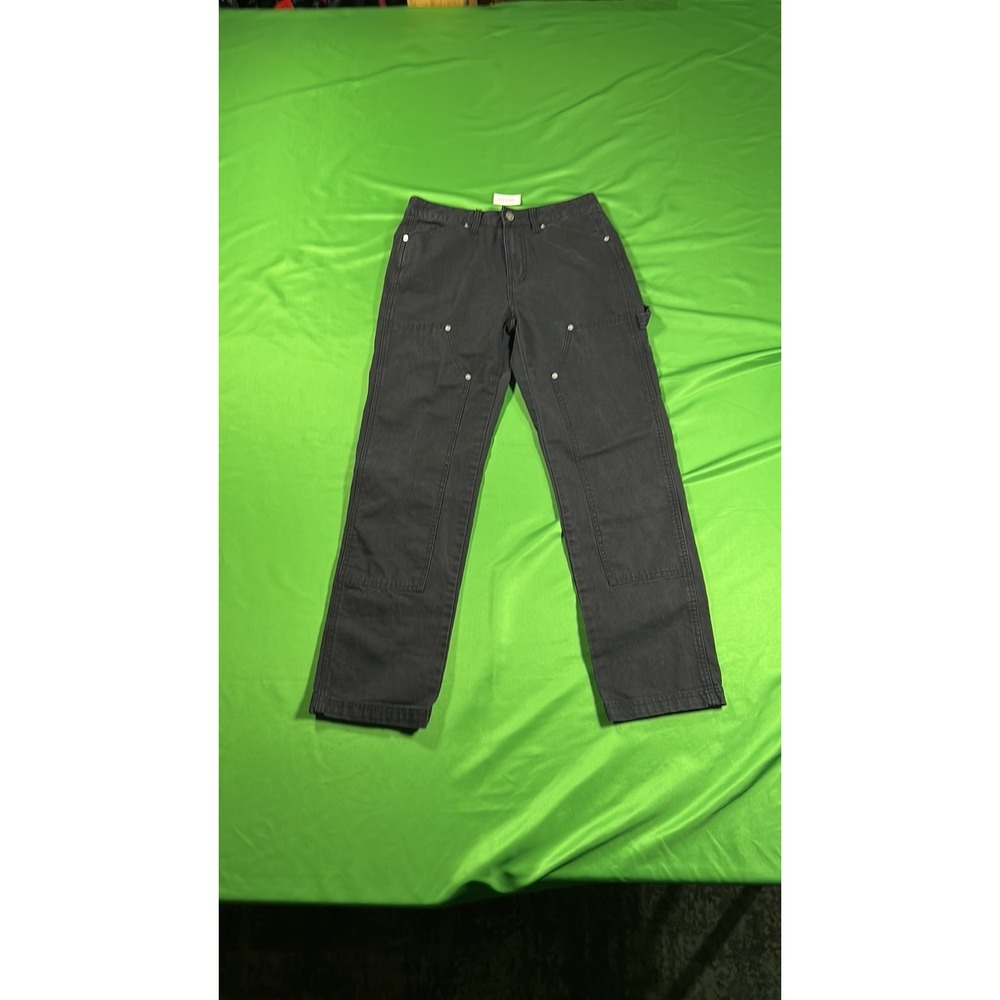 No Boundaries Mens Black Double Knee Carpenter Pants 28x30 Workwear Utility